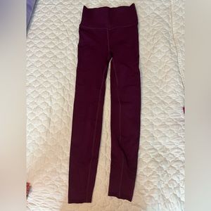 Fabletics Sculptknit Purple Leggings/ Size- Small.  Used in good condition.